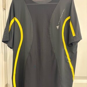 Adidas by Stella McCartney Black & Yellow Athletic Top - Size M